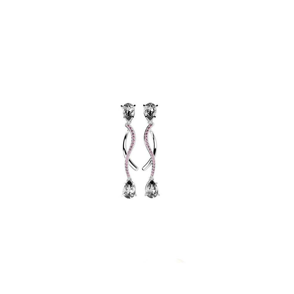 31417P - CZ 925 Sterling Silver Earring