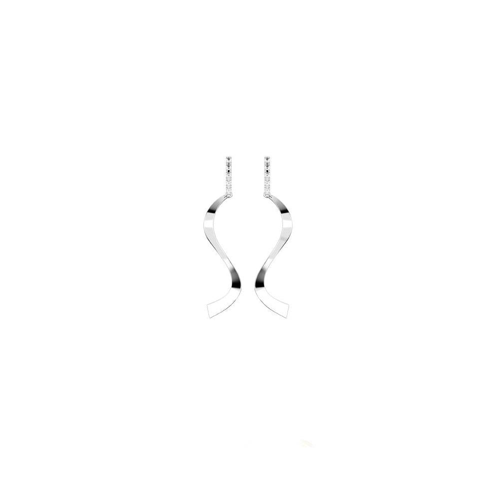 31531P - CZ 925 Sterling Silver Earring