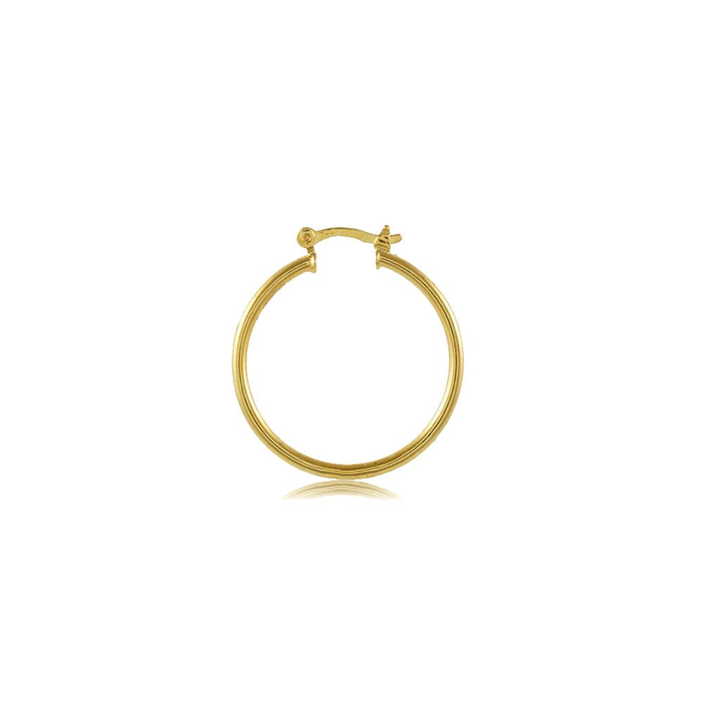 35397 18K Gold Layered Hoop Earring