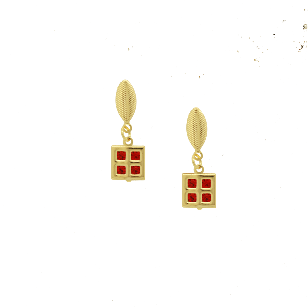 36250 18K Gold Layered Earring