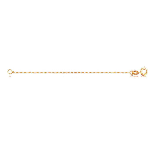 40501v 18K Gold Layered Chain Rose Gold 45cm/18in