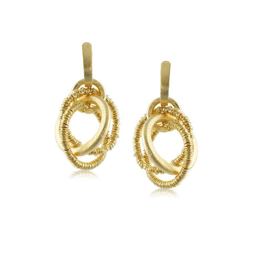 10013R 18K Gold Layered Earring