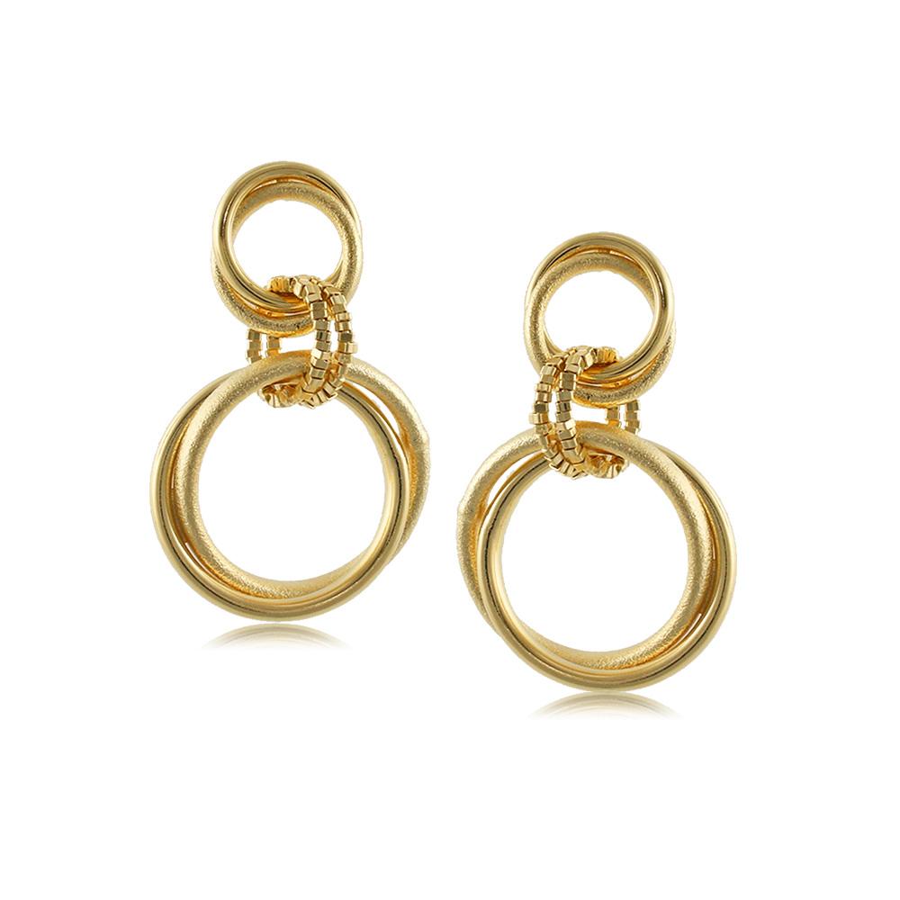 10021R 18K Gold Layered Earring