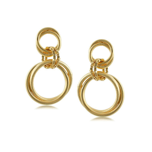 10021R 18K Gold Layered Earring
