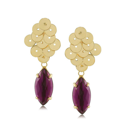 10238R 18K Gold Layered Earring