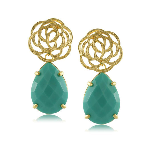 10247R 18K Gold Layered Earring