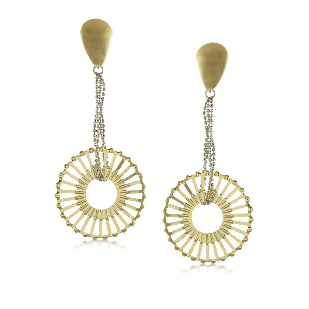 10250R 18K Gold Layered Earring