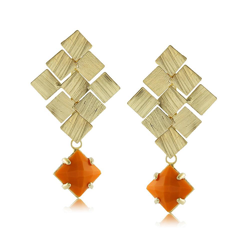 10294R 18K Gold Layered Earring