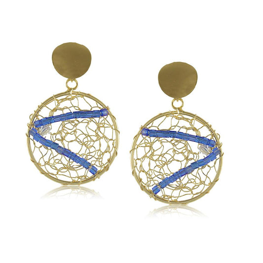 10297R 18K Gold Layered Earring