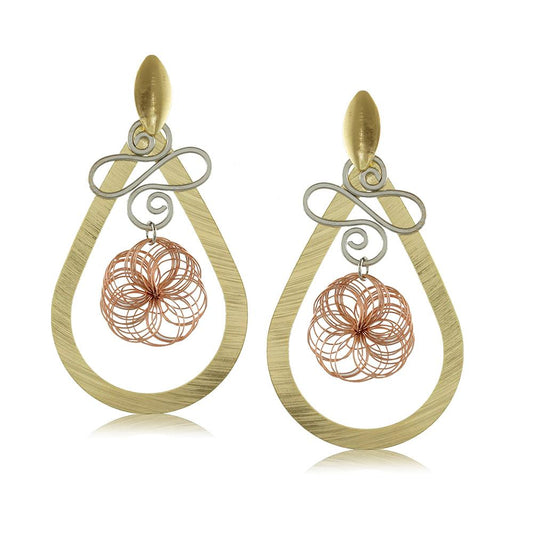 10302R 18K Gold Layered Earring