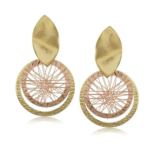 10312R 18K Gold Layered  Earring