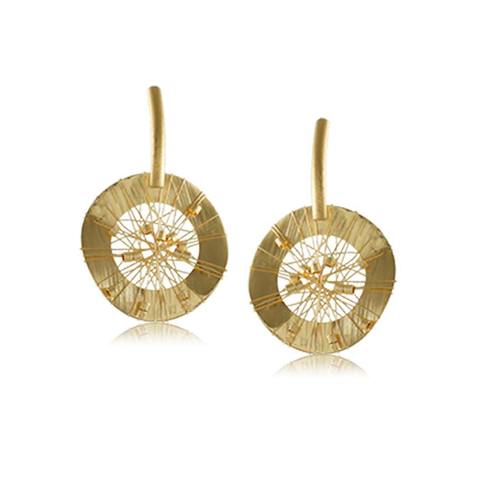 10326R 18K Gold Layered  Earring