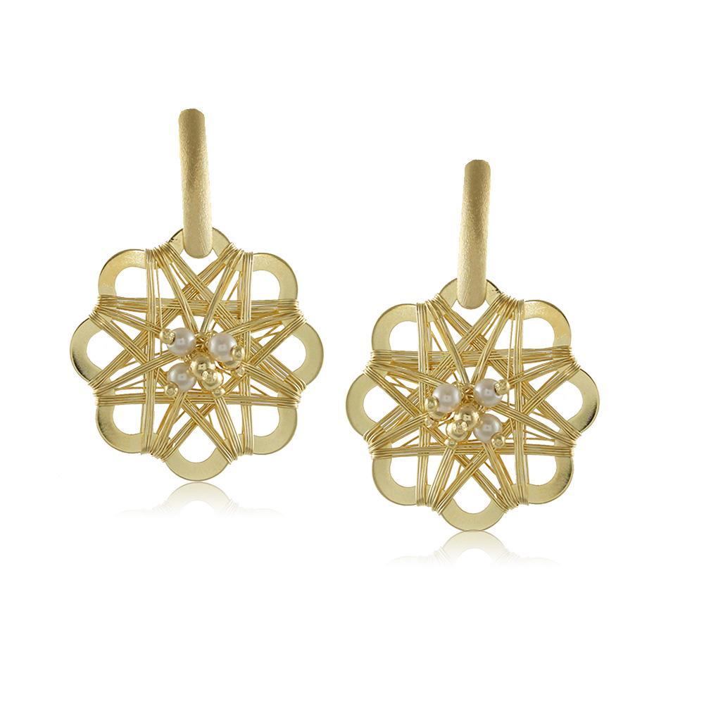 10332R 18K Gold Layered Earring