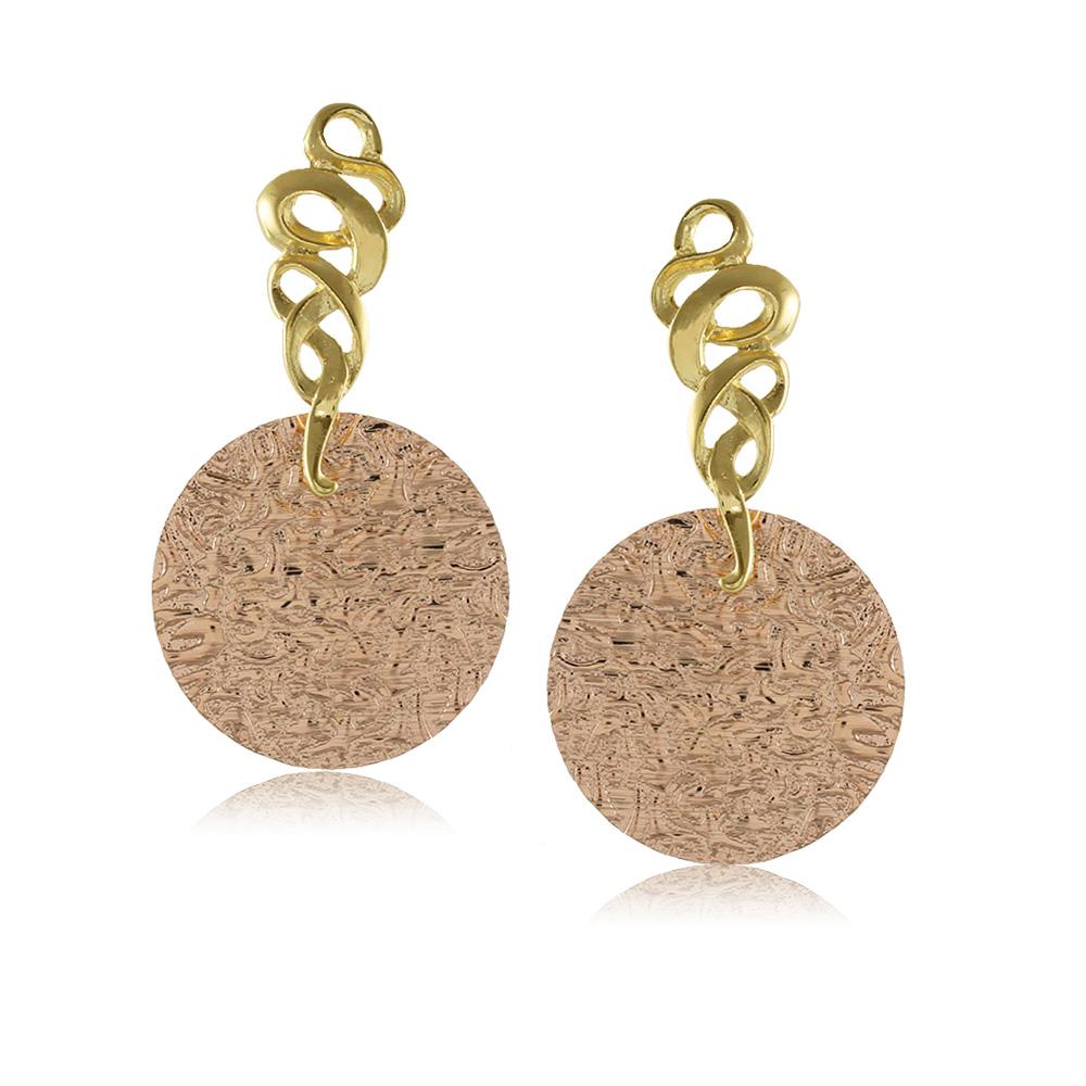 10348R 18K Gold Layered Earring