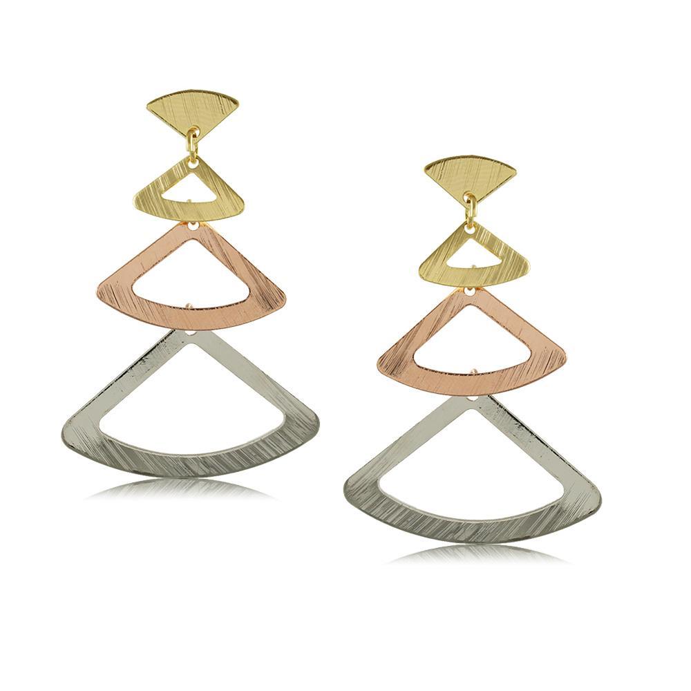 10350R 18K Gold Layered Earring