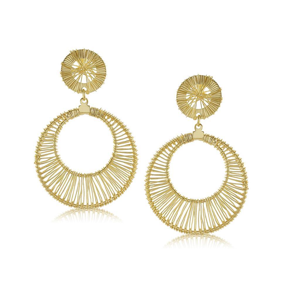 10362R 18K Gold Layered Earring