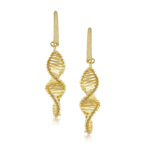 10369R 18K Gold Layered Earring