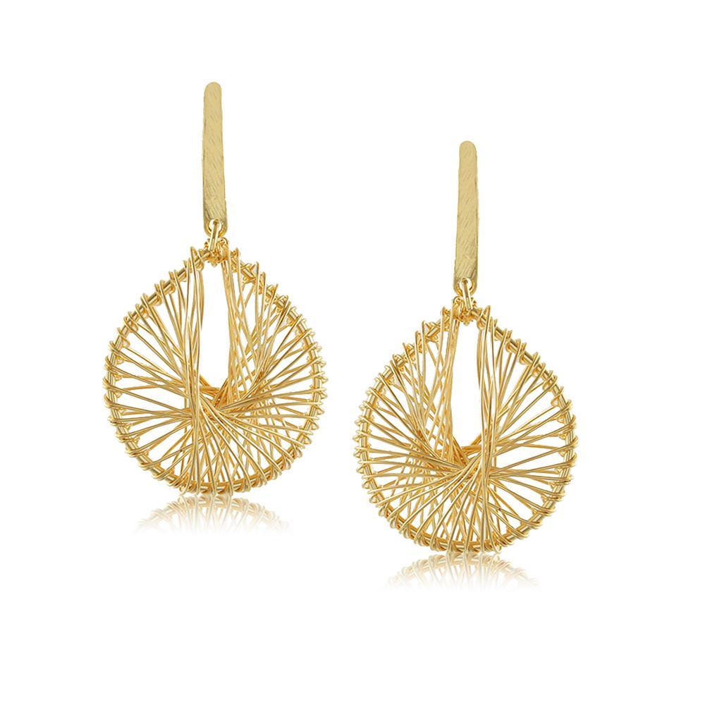10373R 18K Gold Layered  Earring