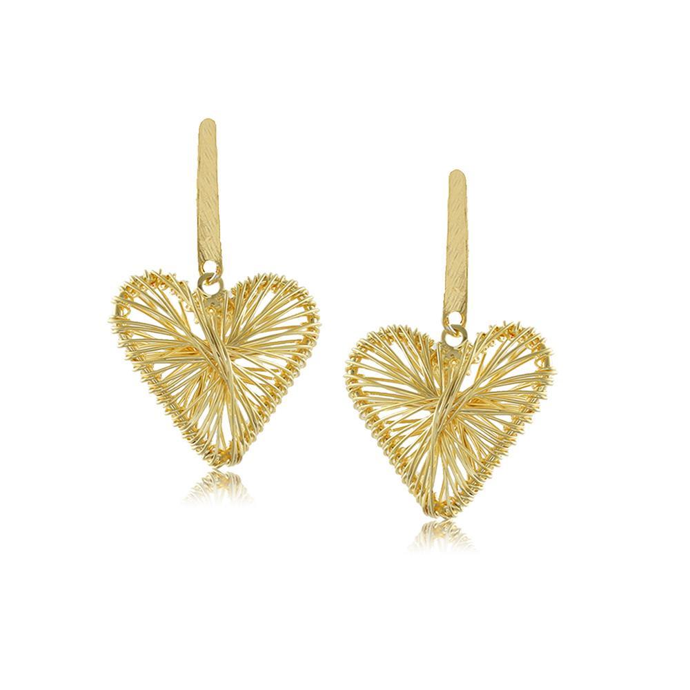 10376R 18K Gold Layered Earring