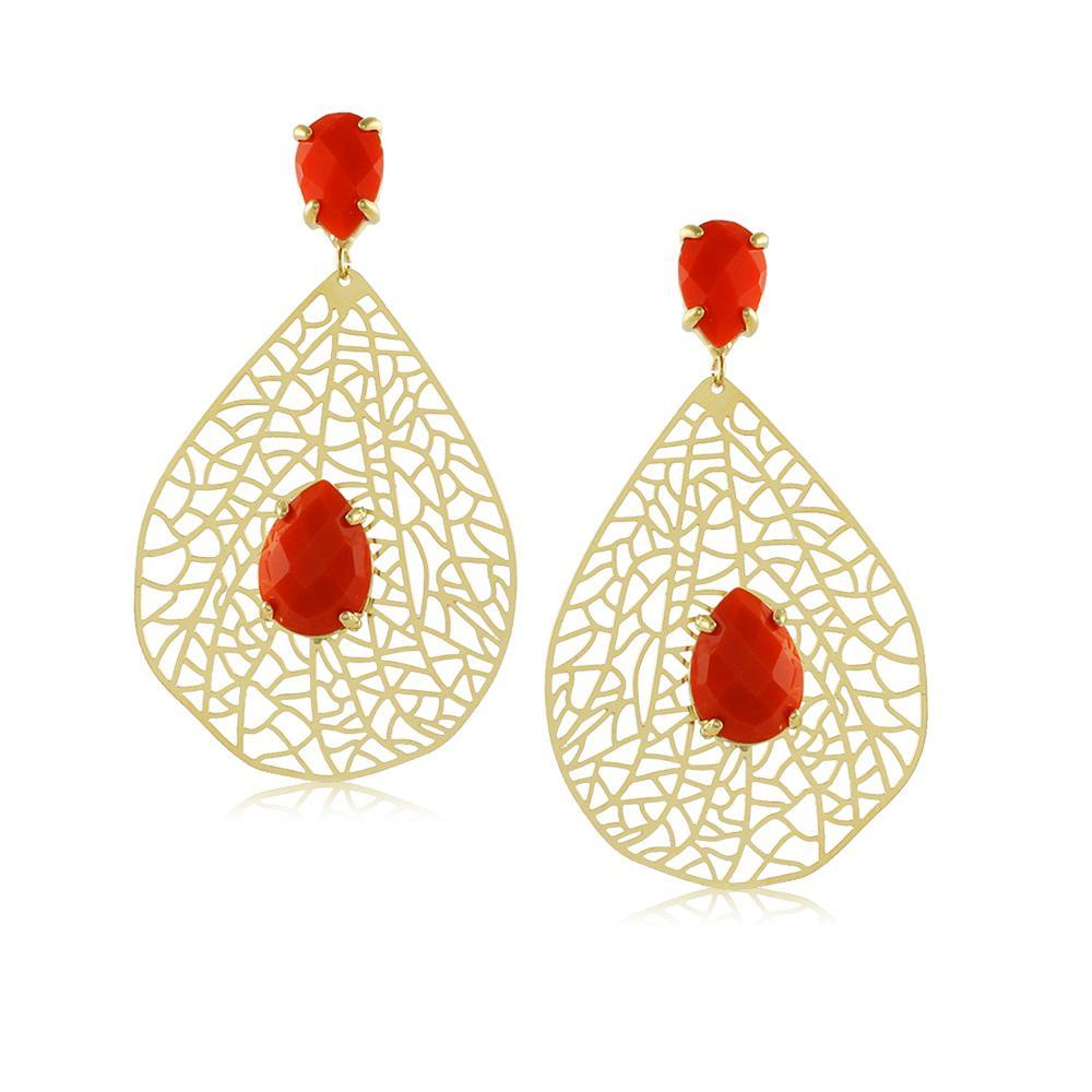 10421R 18K Gold Layered Earring