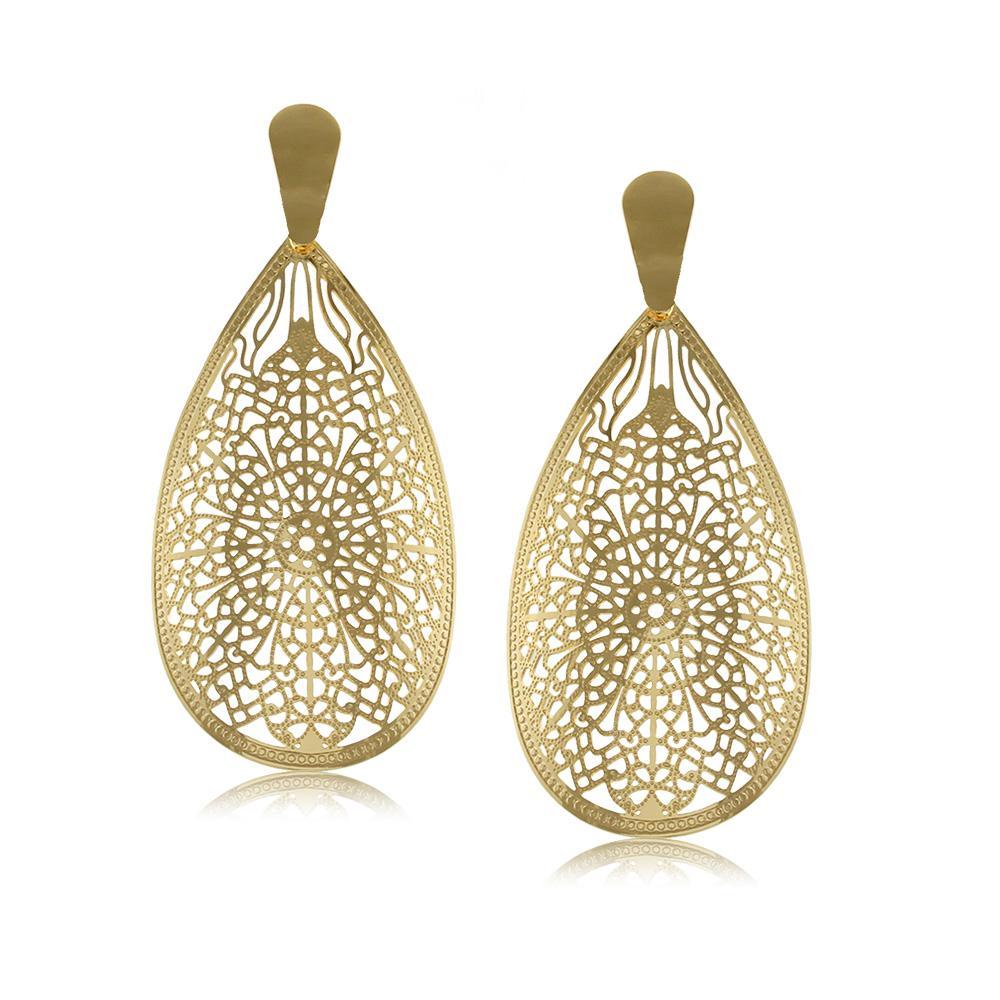 10474R 18K Gold Layered Earring