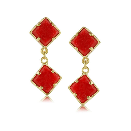 10498R 18K Gold Layered Earring