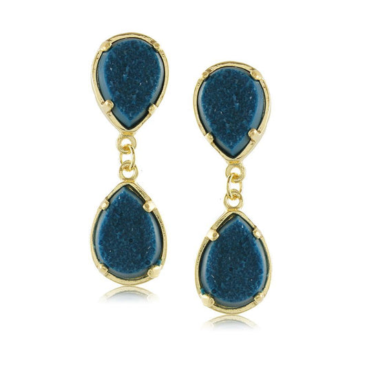 10501R 18K Gold Layered Earring