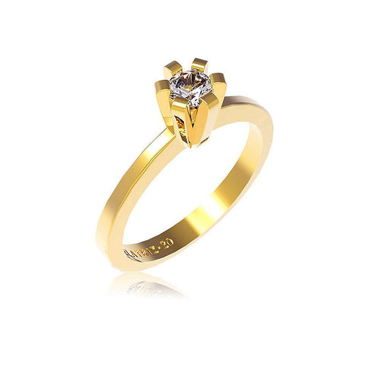 10522 18K Gold Layered CZ Women's Ring