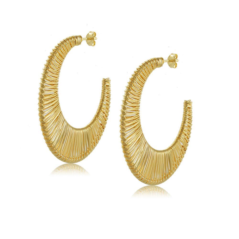 10579R 18K Gold Layered Earring
