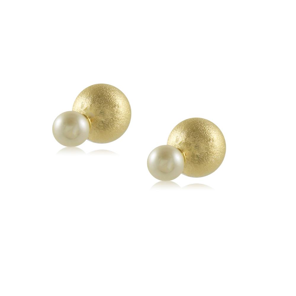 10587R 18K Gold Layered  Earring