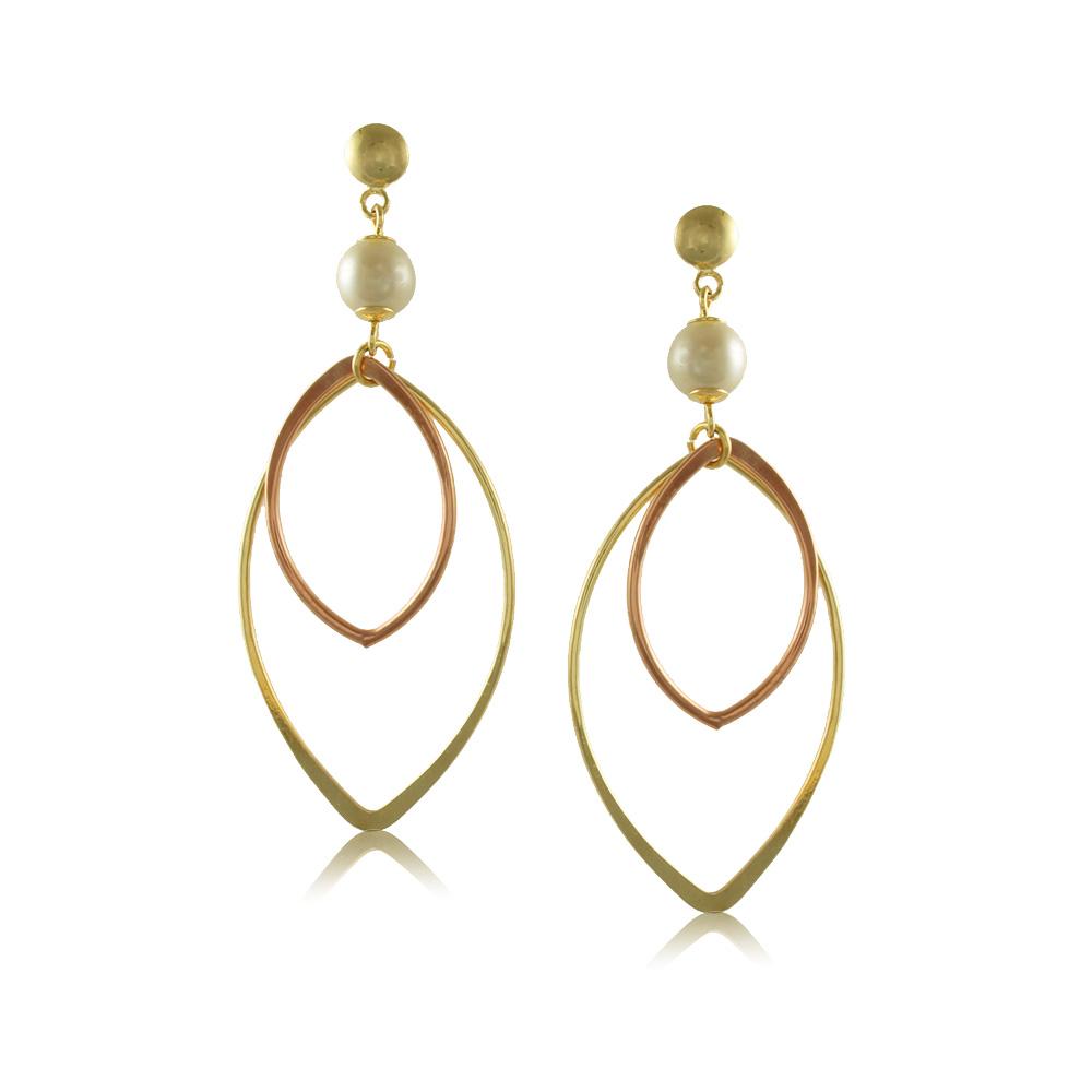 10732R 18K Gold Layered Earring