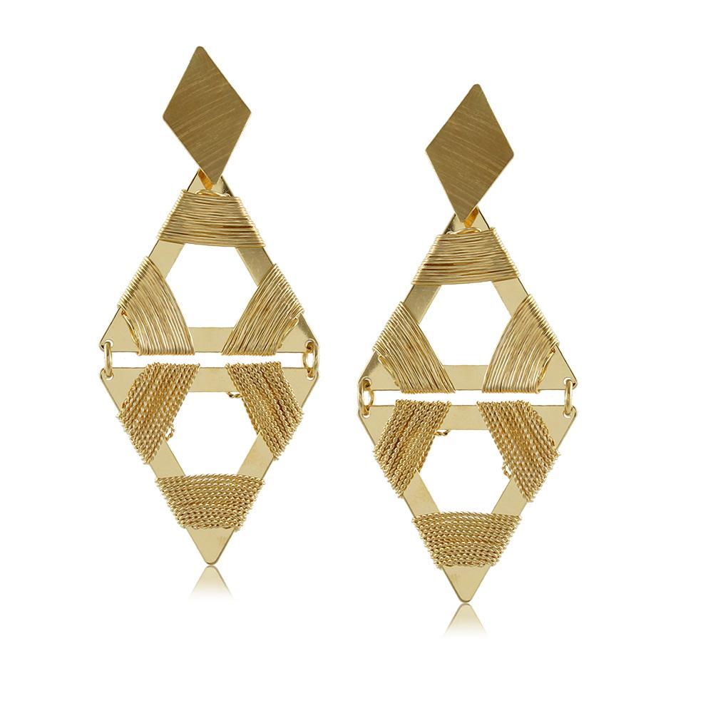 10750R 18K Gold Layered Earring