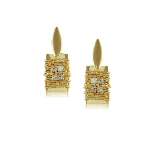 10781R 18K Gold Layered Earring
