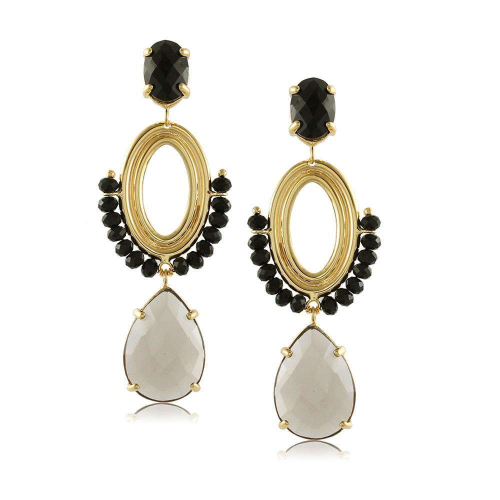 10847R 18K Gold Layered Earring