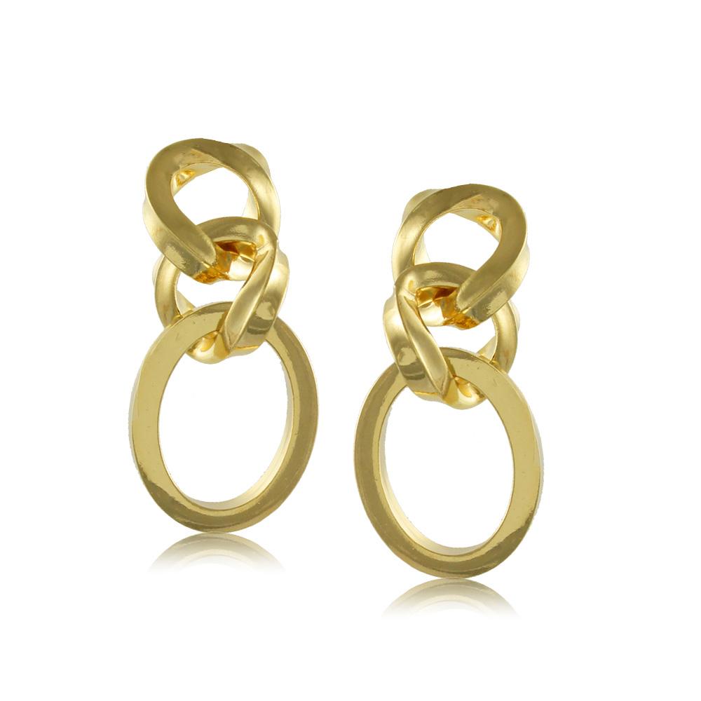 10867R 18K Gold Layered Earring