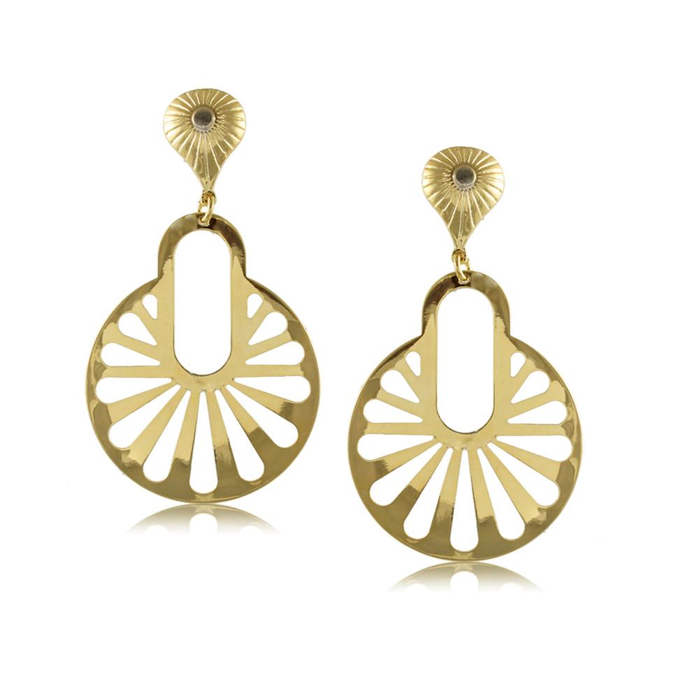 10994R 18K Gold Layered Earring