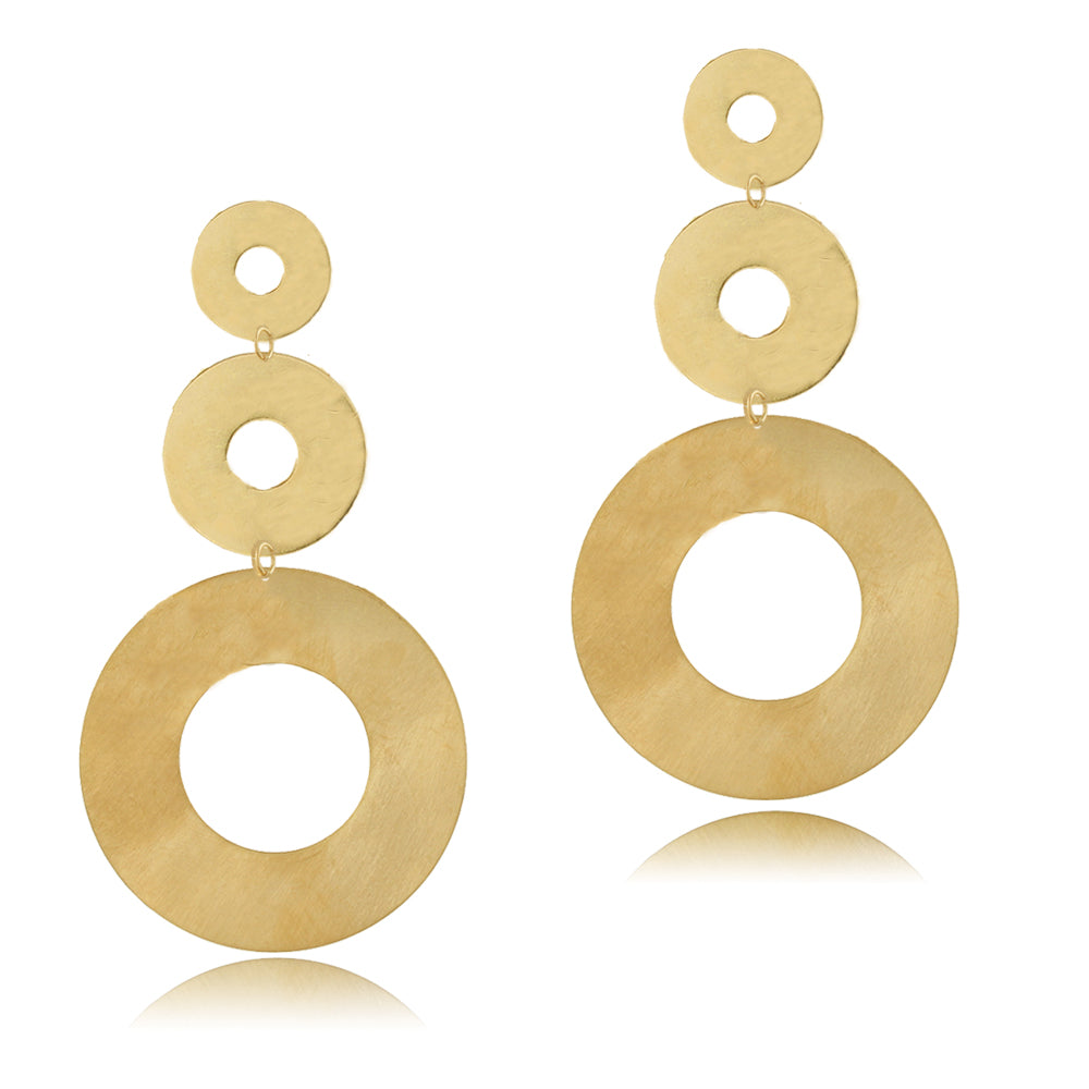 11279R 18K Gold Layered  Earring