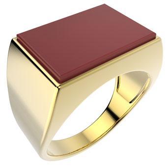 11517 18K Gold Layered Men's Ring