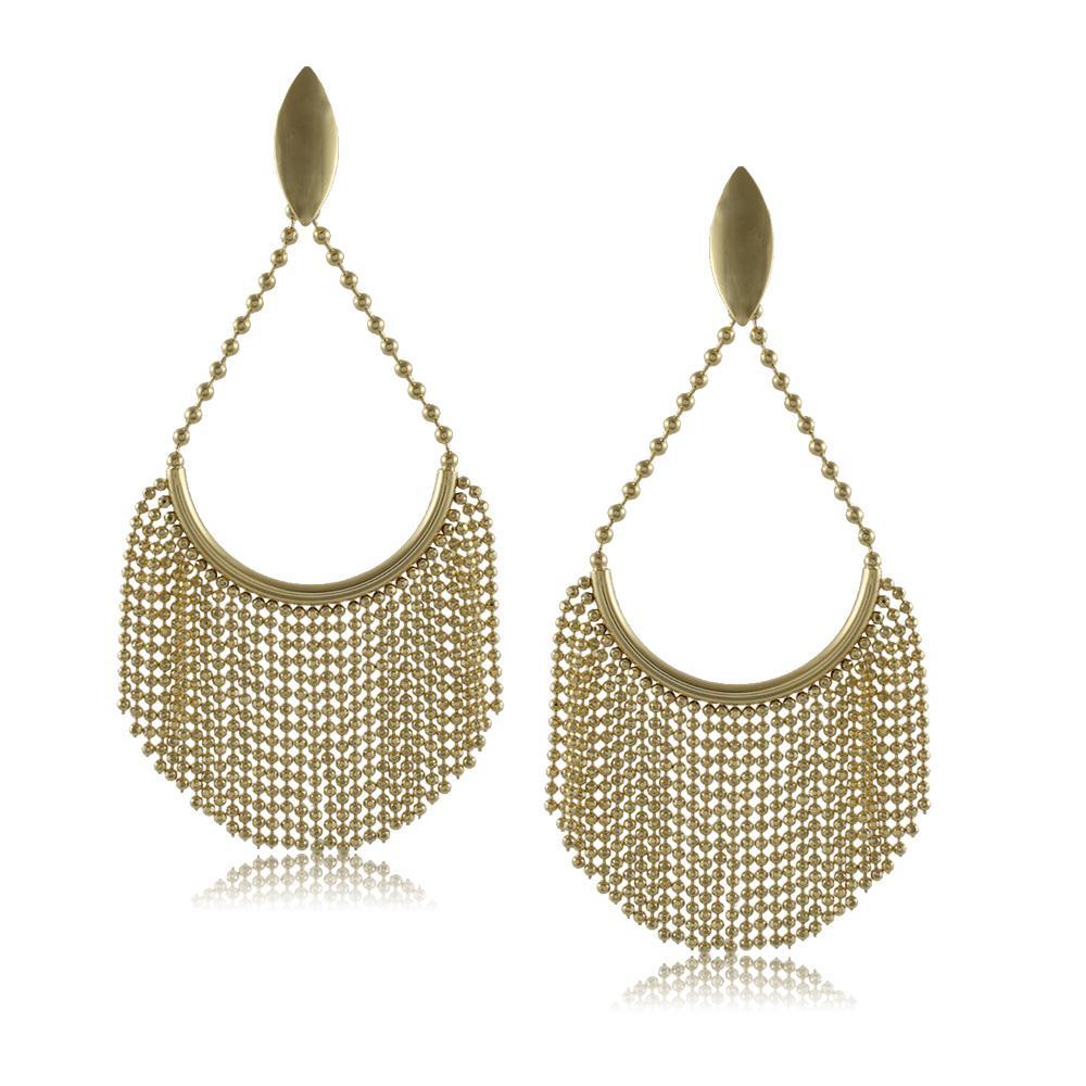 11567R 18K Gold Layered Earring