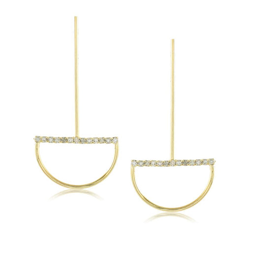 11571R 18K Gold Layered Earring