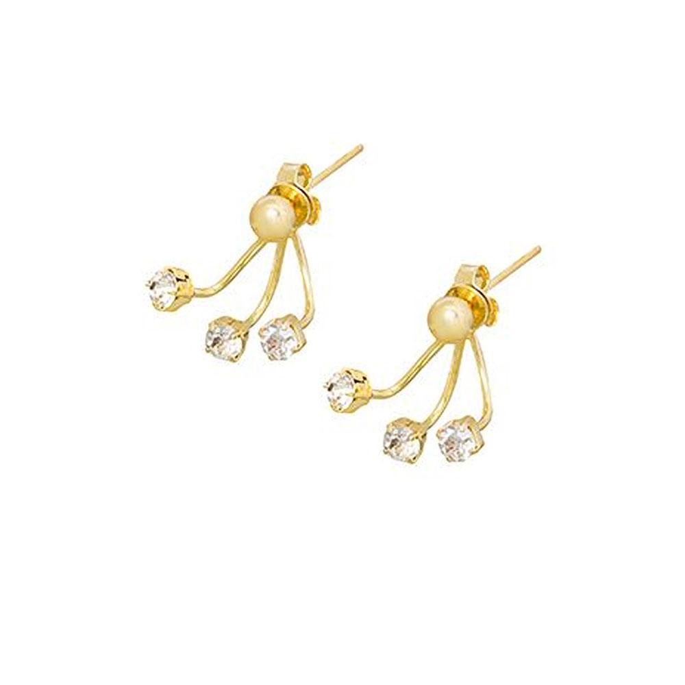 11583R 18K Gold Layered Earring