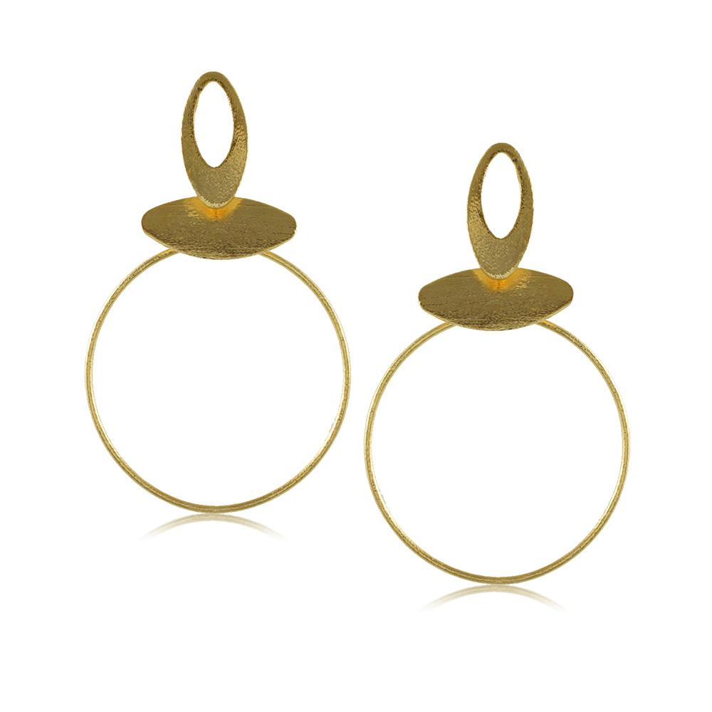 11692R 18K Gold Layered Earring