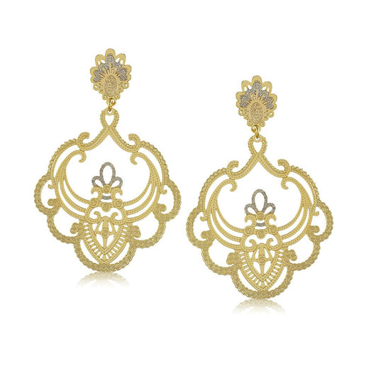 11750R 18K Gold Layered Earring