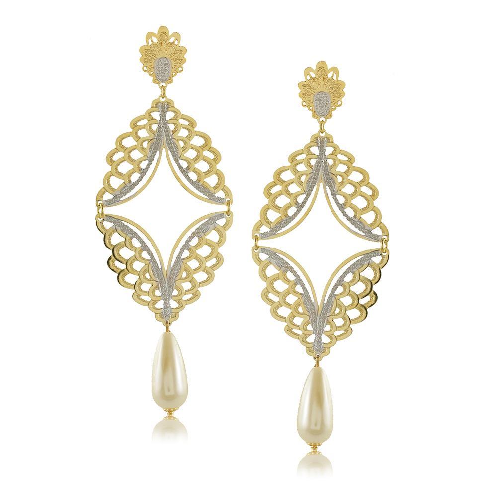 11786R 18K Gold Layered Earring