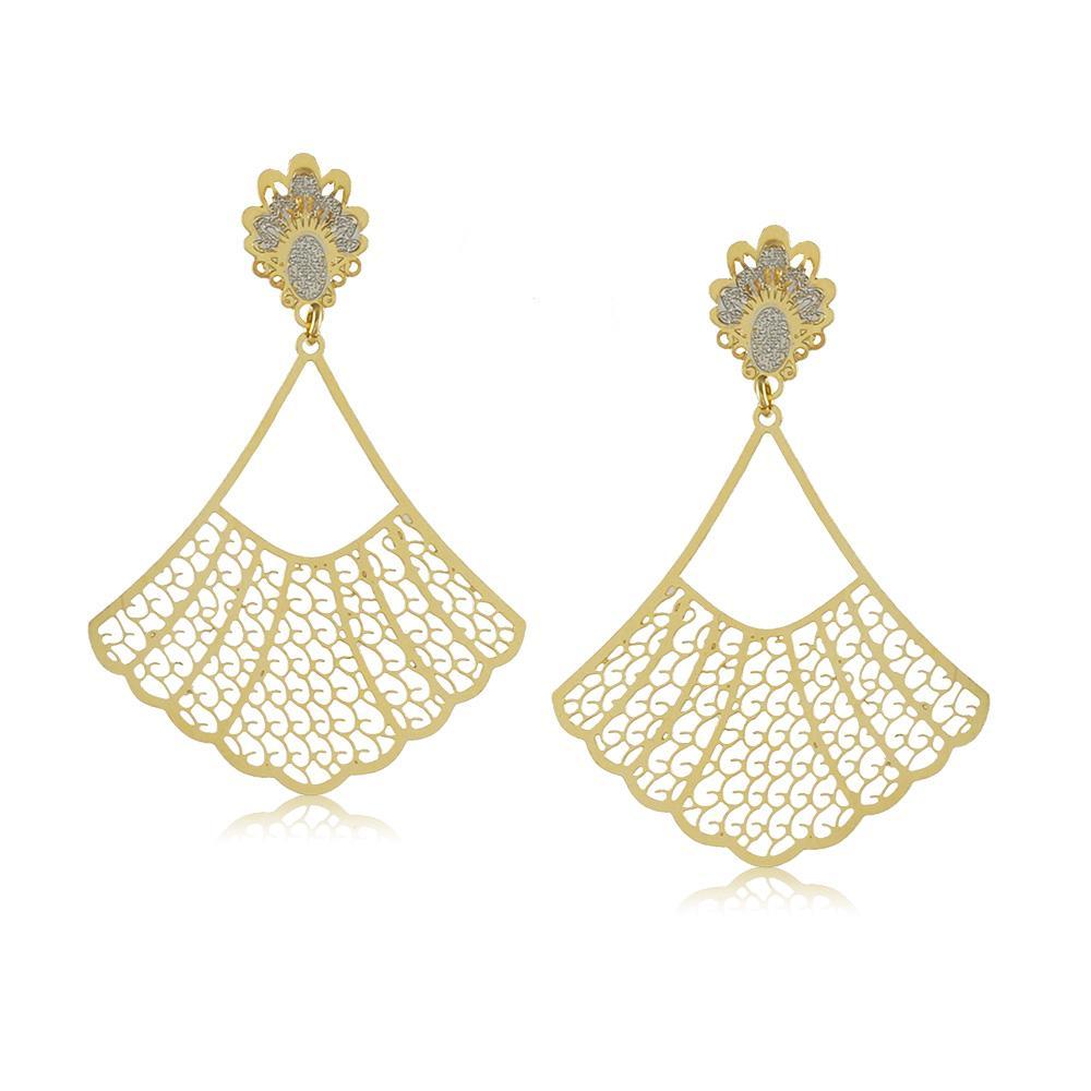 11790R 18K Gold Layered Earring