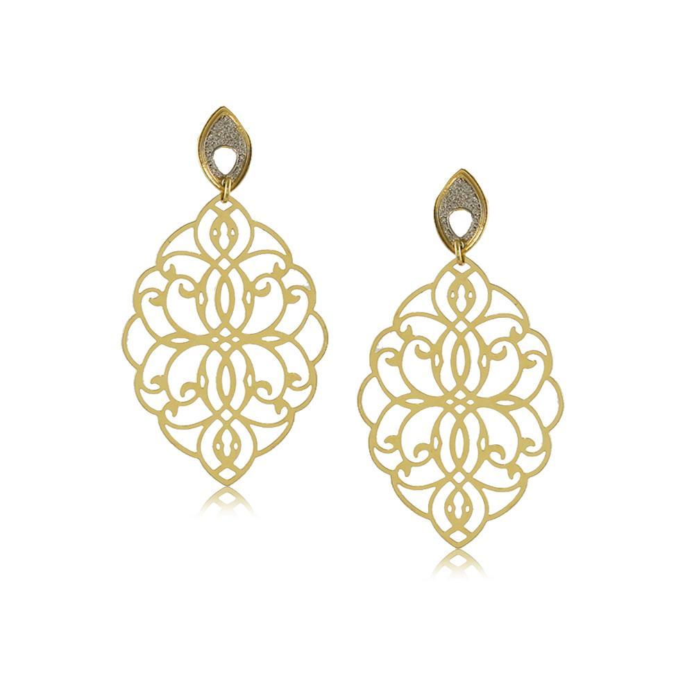 11791R 18K Gold Layered Earring