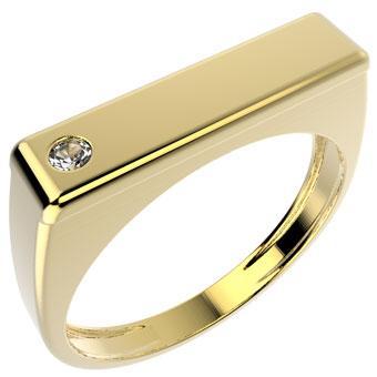 11915 18K Gold Layered CZ Women's Ring