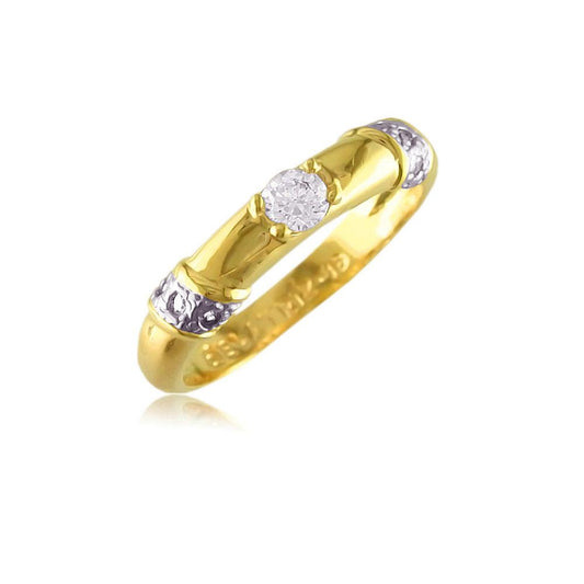 11940 18K Gold Layered CZ Women's Ring