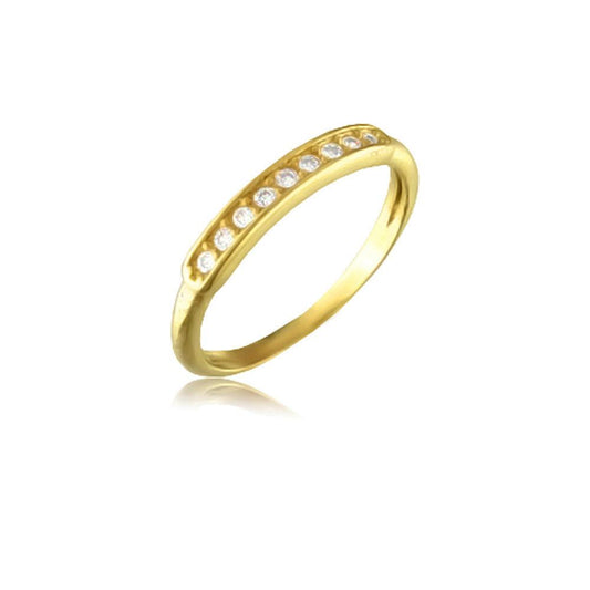 12237 18K Gold Layered CZ Women's Ring