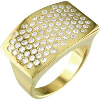 12244 18K Gold Layered CZ Women's Ring